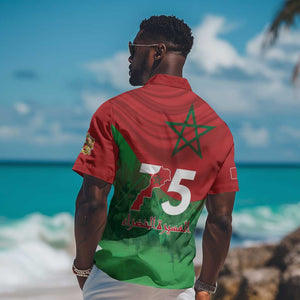 Morocco La Marche Verte Hawaiian Shirt Happy 50th Anniversary - African Pride