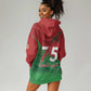 Morocco La Marche Verte Hoodie Dress Happy 50th Anniversary - African Pride
