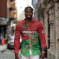 Morocco La Marche Verte Long Sleeve Button Shirt Happy 50th Anniversary - African Pride
