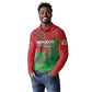 Morocco La Marche Verte Long Sleeve Polo Shirt Happy 50th Anniversary - African Pride