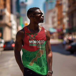 Morocco La Marche Verte Men Tank Top Happy 50th Anniversary - African Pride