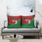 Morocco Green March Day Pillow Cover One People - One Nation