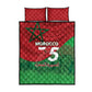 Morocco La Marche Verte Quilt Bed Set Happy 50th Anniversary - African Pride