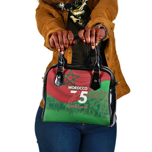 Morocco La Marche Verte Shoulder Handbag Happy 50th Anniversary - African Pride