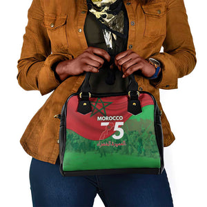 Morocco La Marche Verte Shoulder Handbag Happy 50th Anniversary - African Pride
