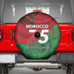 Morocco La Marche Verte Spare Tire Cover Happy 50th Anniversary - African Pride