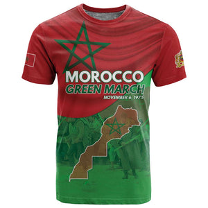 Morocco La Marche Verte T shirt Happy 50th Anniversary - African Pride