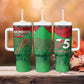 Morocco La Marche Verte Tumbler With Handle Happy 50th Anniversary - African Pride