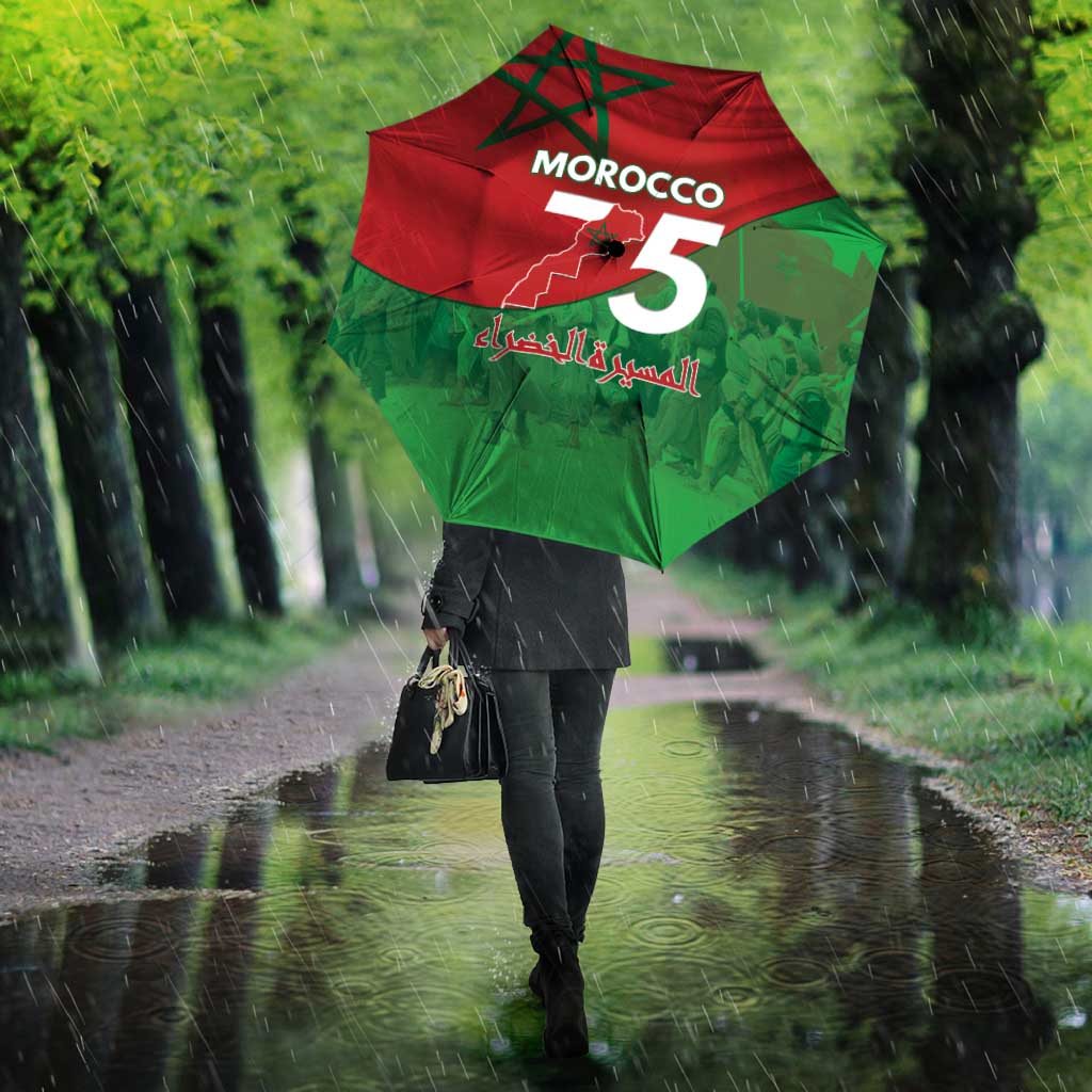 Morocco Green March Day Umbrella One People - One Nation