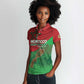 Morocco La Marche Verte Women Polo Shirt Happy 50th Anniversary - African Pride
