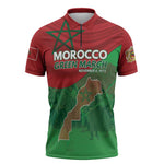 Morocco Green March Day Zipper Polo Shirt One People - One Nation