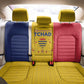Chad Flag Style Back Car Seat Cover African Pattern - African Pride