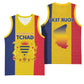 Personalized Chad Flag Style Basketball Jersey African Pattern - African Pride