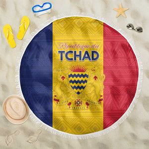 Chad Flag Style Beach Blanket African Pattern - African Pride