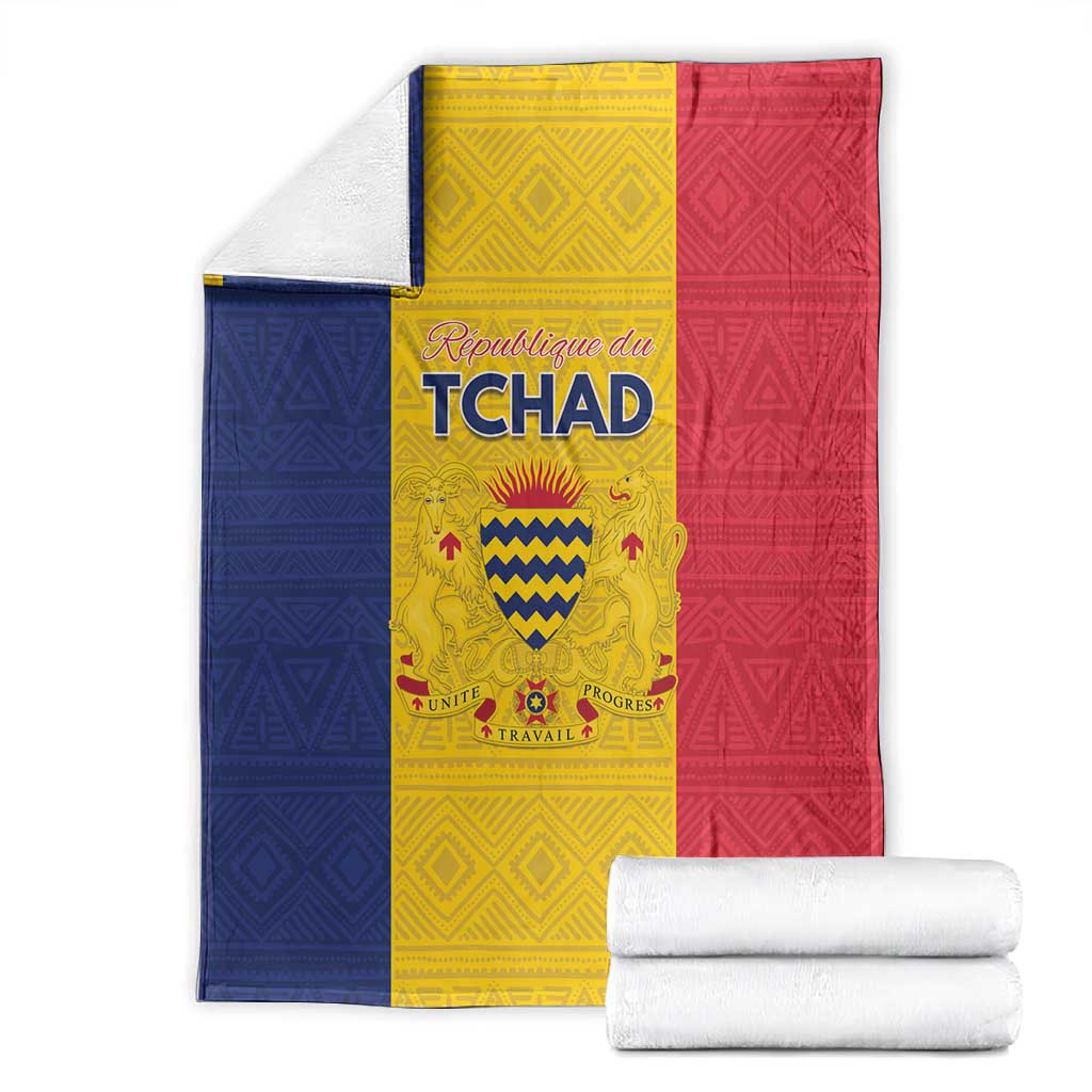 Chad Flag Style Blanket African Pattern - African Pride