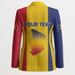 Personalized Chad Blazer Coat Of Arms - Flag Style
