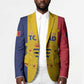 Personalized Chad Blazer Coat Of Arms - Flag Style