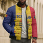 Personalized Chad Bomber Puffer Jacket Coat Of Arms - Flag Style