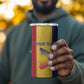 Personalized Chad Flag Style 4 in 1 Can Cooler Tumbler African Pattern - African Pride