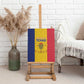 Chad Flag Style Canvas Wall Art African Pattern - African Pride