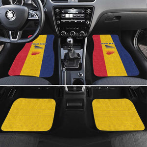 Personalized Chad Flag Style Car Mats African Pattern - African Pride