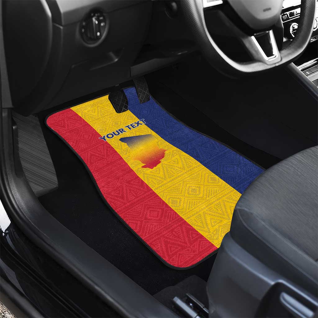 Personalized Chad Flag Style Car Mats African Pattern - African Pride