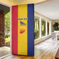 Personalized Chad Door Cover Coat Of Arms - Flag Style