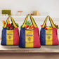 Chad Flag Style Grocery Bag African Pattern - African Pride