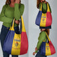 Chad Flag Style Grocery Bag African Pattern - African Pride