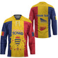 Personalized Chad Hockey Jersey Coat Of Arms - Flag Style