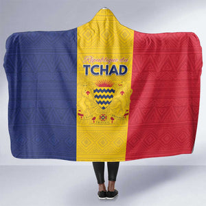 Chad Flag Style Hooded Blanket African Pattern - African Pride