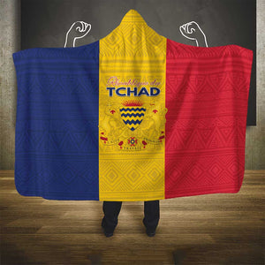 Chad Flag Style Hooded Blanket African Pattern - African Pride