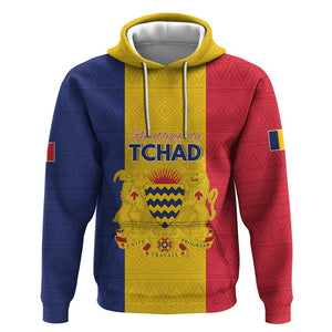 Personalized Chad Flag Style Hoodie African Pattern - African Pride
