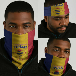 Chad Flag Style Neck Gaiter African Pattern - African Pride