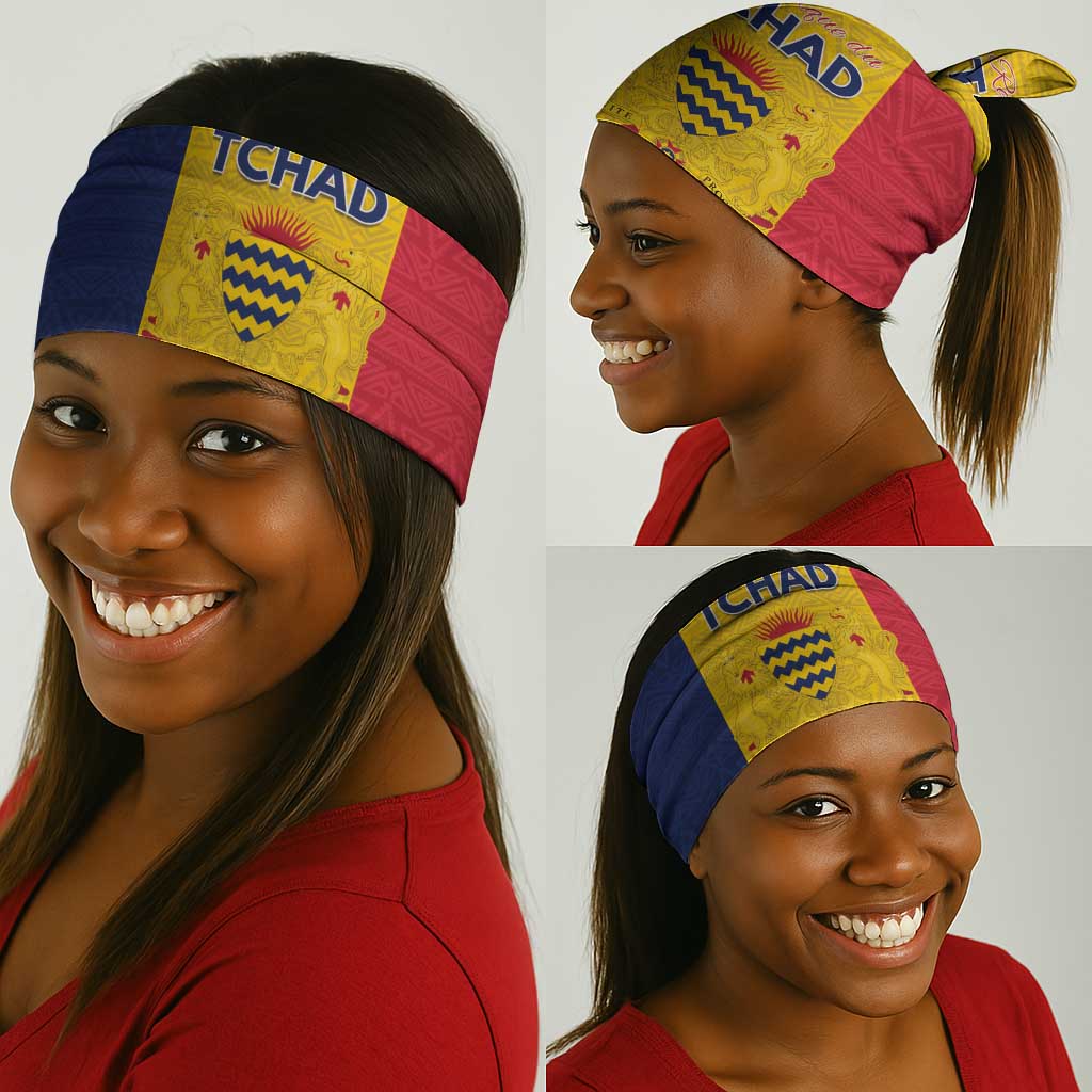 Chad Flag Style Neck Gaiter African Pattern - African Pride