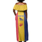 Personalized Chad Flag Style Off Shoulder Maxi Dress African Pattern - African Pride