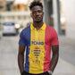 Personalized Chad Flag Style Polo Shirt African Pattern - African Pride