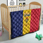 Chad Flag Style Quilt African Pattern - African Pride