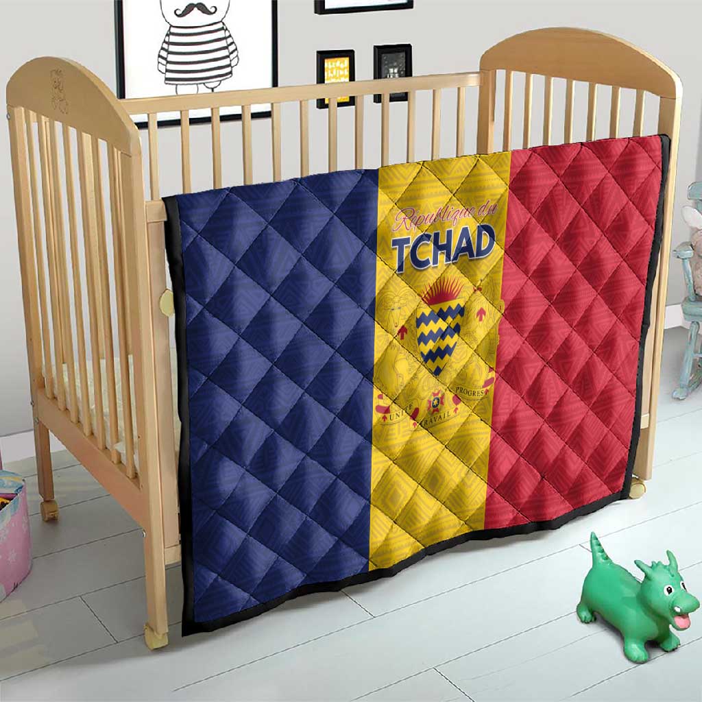 Chad Flag Style Quilt African Pattern - African Pride
