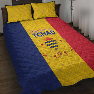 Chad Flag Style Quilt Bed Set African Pattern - African Pride