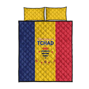 Chad Flag Style Quilt Bed Set African Pattern - African Pride