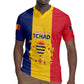 Personalized Chad Flag Style Rugby Jersey African Pattern - African Pride