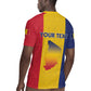 Personalized Chad Flag Style Rugby Jersey African Pattern - African Pride