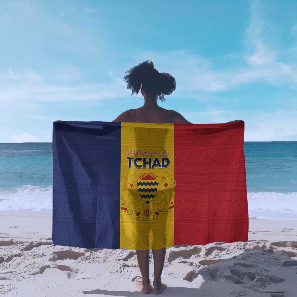 Chad Flag Style Sarong African Pattern - African Pride
