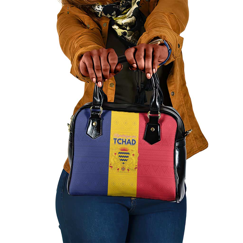Chad Flag Style Shoulder Handbag African Pattern - African Pride