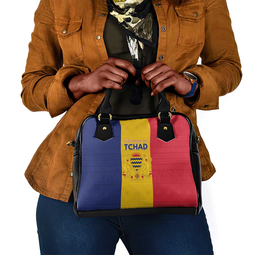 Chad Flag Style Shoulder Handbag African Pattern - African Pride