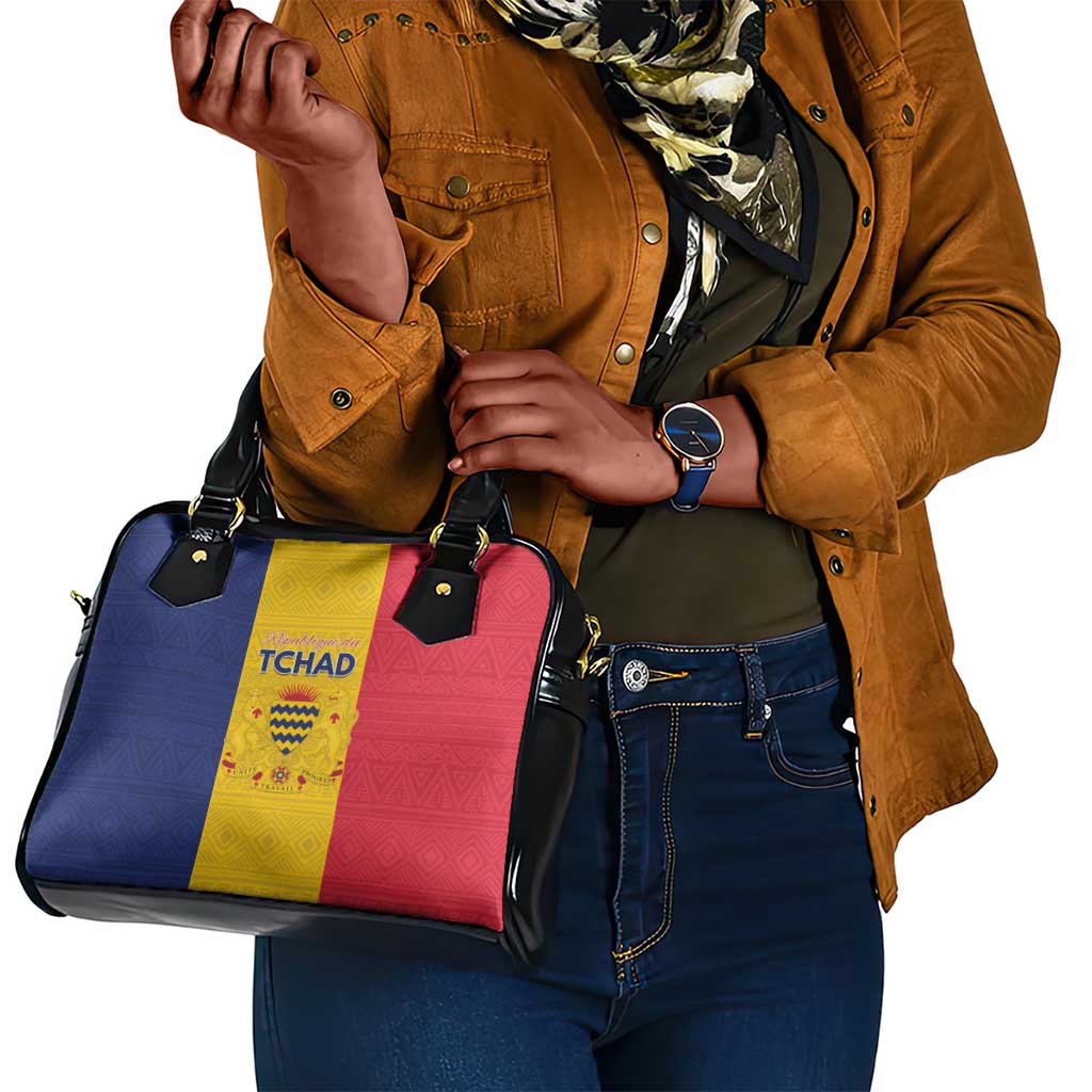 Chad Flag Style Shoulder Handbag African Pattern - African Pride