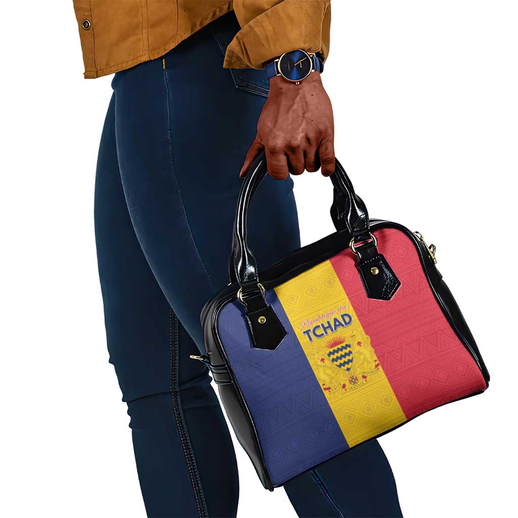 Chad Flag Style Shoulder Handbag African Pattern - African Pride
