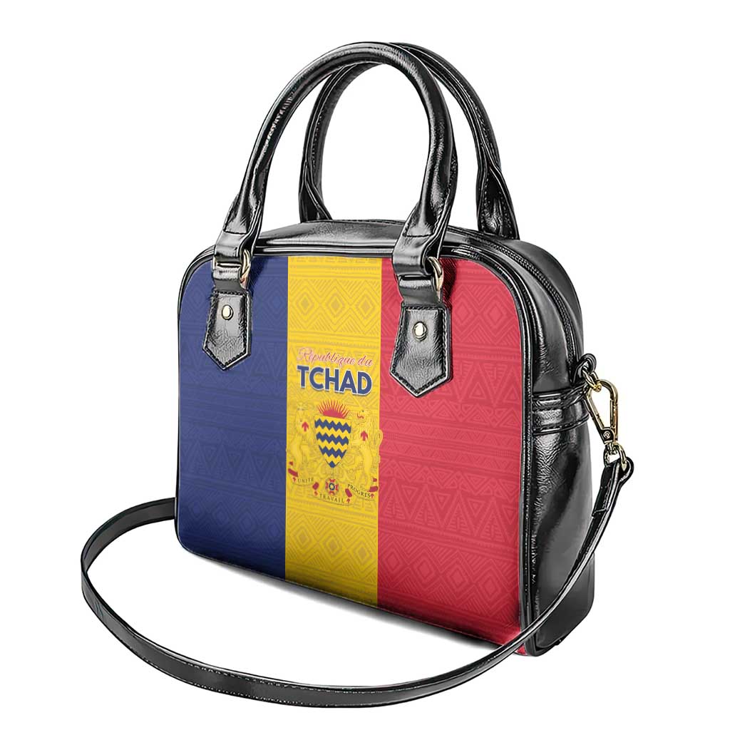 Chad Flag Style Shoulder Handbag African Pattern - African Pride