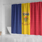 Chad Flag Style Shower Curtain African Pattern - African Pride